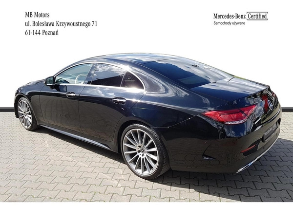 Mercedes-Benz CLS cena 204900 przebieg: 137380, rok produkcji 2019 z Wisła małe 379